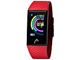 Head Unisex Seoul 24mm Quartz Red Silicone Strap Smartwatch