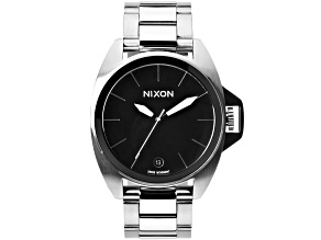 Nixon Men's Anthem Black Dial Stainless Steel Watch