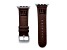Gametime New York Giants Leather Band fits Apple Watch (38/40mm M/L Brown). Watch not included.