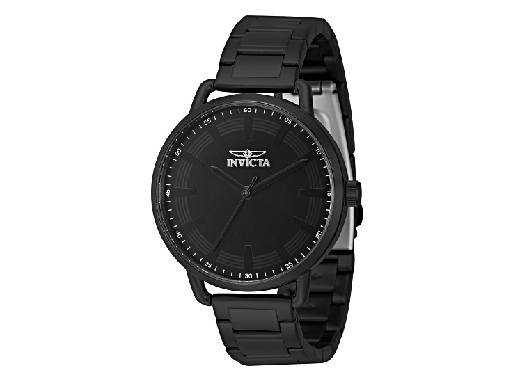 Invicta Wildflower 38mm Black Stainless Steel Quartz Watch