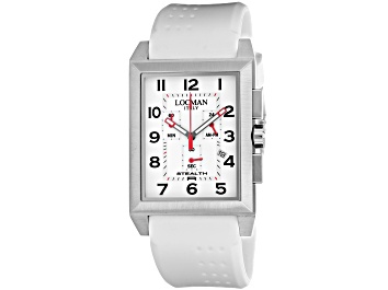 Picture of Locman Men's Classic White Silicone Strap Watch