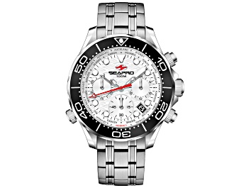 Picture of Seapro Men's Mondial Timer White Dial, Stainless Steel Watch