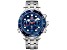 Seapro Men's Mondial Timer Blue Dial, Stainless Steel Watch