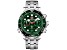 Seapro Men's Mondial Timer Green Dial, Stainless Steel Watch