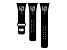 Gametime NHL Los Angeles Kings Black Silicone Apple Watch Band (38/40mm M/L). Watch not included.