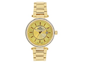 Mathey Tissot Women's Classic Yellow Dial Yellow Stainless Steel Watch