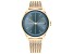 Tommy Hilfiger Women's Delphine Blue Dial, Rose Stainless Steel Watch