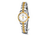 Ladies Charles Hubert Two-tone Stainless Steel White Dial Watch