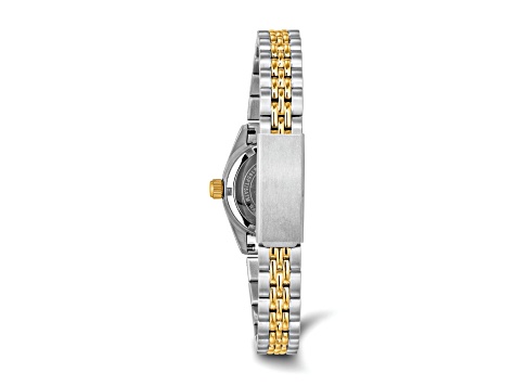 Charles Hubert Ladies Two-Tone Gold-finish White Dial Quartz Watch Charles Hubert 2-tone Gold-finish Silver Dial Quartz Watch  main image 3