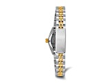 Ladies Charles Hubert Two-tone Stainless Steel White Dial Watch