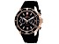 Seapro Men's Thrash Black Dial, Two-tone Bezel, Black Silicone Watch
