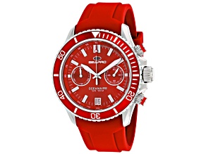 Seapro Men's Thrash Red Dial, Red Bezel, Red Silicone Watch