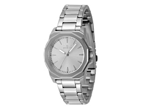 Invicta Speedway 34mm White Dial Stainless Steel Band Quartz Watch