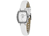 Fossil Women's Classic White Leather Strap Watch
