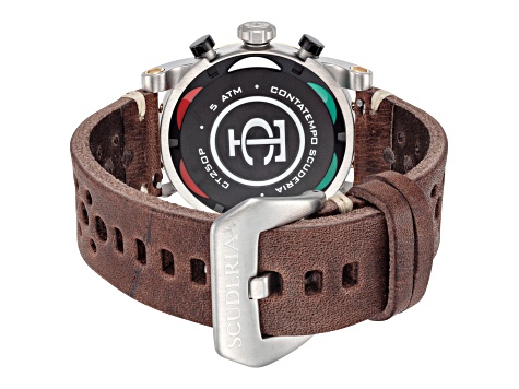 CT Scuderia Men's Testa Piatta 42mm Quartz Chronograph Watch