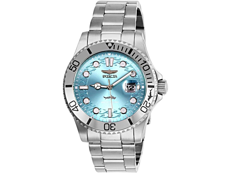 さん専用　BLU インビクタ Invicta Pro Diver 43mm Light Blue Dial Stainless Steel Quartz
