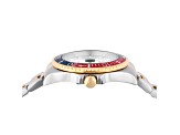 Invicta Men's Pro Diver 43mm White Dial Red and Blue Bezel Two-tone Stainless Steel Quartz Watch