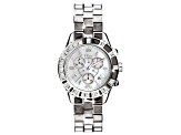 Guess Women's Classic Mother-Of-Pearl Dial Stainless Steel Watch