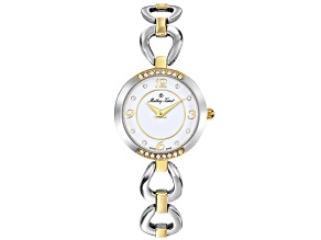 Mathey Tissot Women's Fleury 1496 White Dial, Two-tone Yellow Stainless Steel Watch