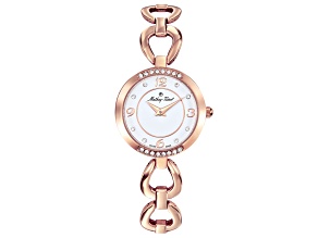 Mathey Tissot Women's Fleury 1496 White Dial, Rose Stainless Steel Watch
