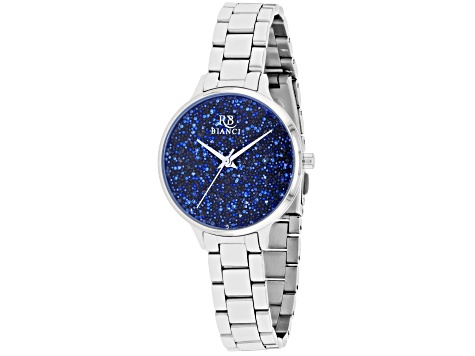 Roberto Bianci Women's Gemma Blue Dial, Stainless Steel Watch
