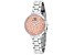 Roberto Bianci Women's Gemma Peach Dial, Stainless Steel Watch