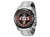 Invicta Speedway Casino Royale 39.5mm Black Dial Stainless Steel Quartz Watch