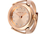 Invicta Women's Angel Mini 17.5mm Quartz Rose Stainless Steel Rose Dial Ring Watch