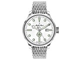 Mathey Tissot Men's Elica White Dial, Stainless Steel Watch