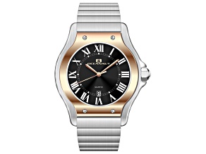 Oceanaut Men's Rayonner Black Dial, Stainless Steel Watch