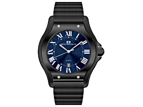 Oceanaut Men's Rayonner Blue Dial, Black Stainless Steel Watch