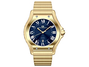 Oceanaut Men's Rayonner Blue Dial, Yellow Stainless Steel Watch