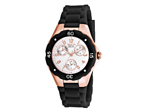Invicta Angel 38mm White Dial Silicone Band Quartz Watch
