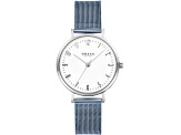 Obaku Women's Iceblue Color Stainless Steel Mesh Band Watch