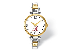 LogoArt University of Alabama Elegant Ladies Two-tone Watch