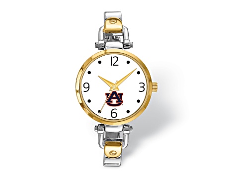 LogoArt Auburn University Elegant Ladies Two-tone Watch