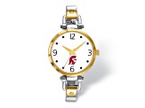 LogoArt University of Southern California Elegant Ladies Two-tone Watch