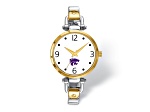 LogoArt Kansas State University Elegant Ladies Two-tone Watch