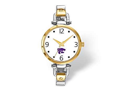 LogoArt Kansas State University Elegant Ladies Two-tone Watch