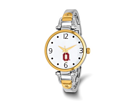 LogoArt Ohio State University Elegant Ladies Two-tone Watch