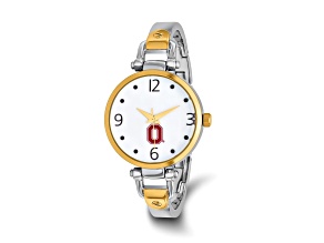 LogoArt Ohio State University Elegant Ladies Two-tone Watch