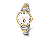 LogoArt Ohio State University Elegant Ladies Two-tone Watch