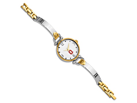Ladies Ohio State University Elegant 2-tone Watch THE OHIO STATE UNIVERSITY 2024 National Champions - LYTHOS  main image 4
