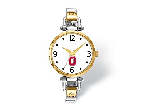 LogoArt Ohio State University Elegant Ladies Two-tone Watch