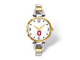 LogoArt Ohio State University Elegant Ladies Two-tone Watch