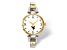 LogoArt West Virginia University Elegant Ladies Two-tone Watch