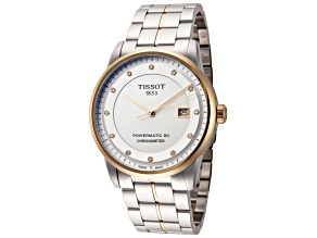 Tissot Men's Luxury 42mm Silver Dial Stainless Steel Watch