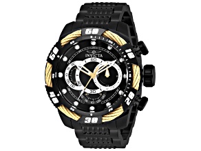 Invicta Men's 50mm Black Dial Quartz Watch