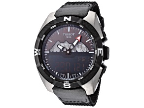 Tissot Men's T-Touch 45mm Black Dial Fabric Watch
