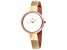 Christian Van Sant Women's Reign White Dial, Rose Stainless Steel Watch